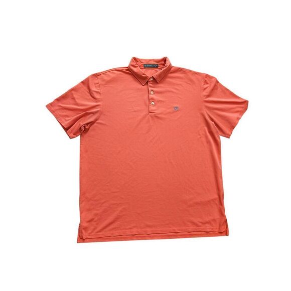 Southern Tide Club men's 2XL performance polo stretch skipjack Logo Pink - Picture 3 of 7